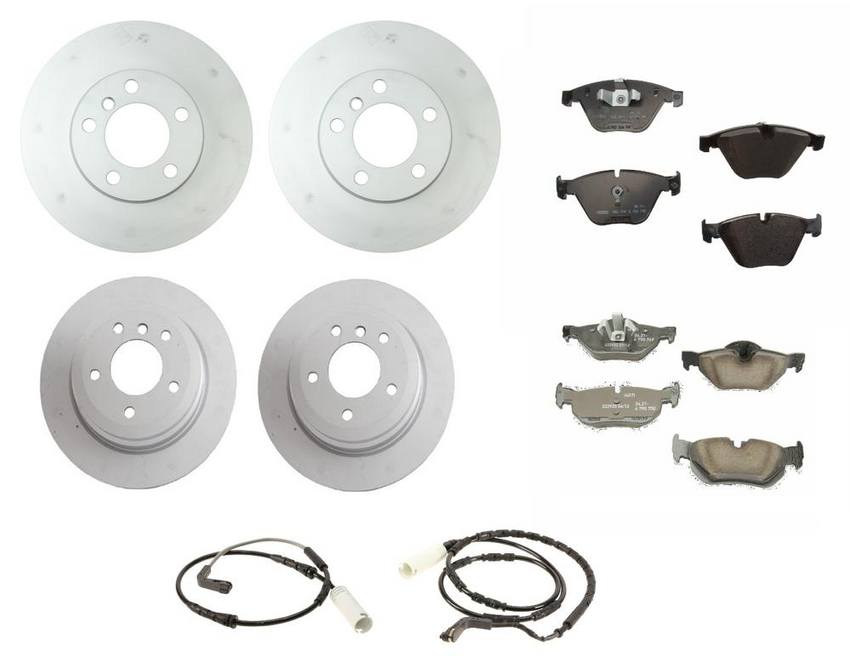 BMW Brake Kit - Pads and Rotors Front &  Rear (312mm/300mm)